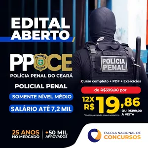 Imagem do curso PP CE (Polícia Penal do Ceará) - Policial Penal (EX - Agente Penitenciário)