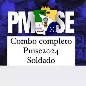 Imagem de capa para o Ebook COMBO COMPLETO 4 materiais decisivos PMSE SOLDADO 2024