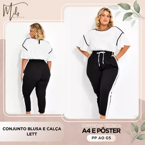 Imagem de capa para o Ebook Conjunto Blusa e Calça Lett