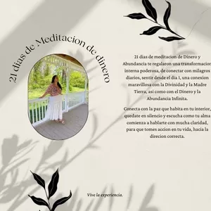 Imagen de portada para Curso online 21 Dias de Meditacion Dinero y Abundancia