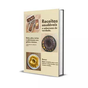 Imagem de capa para o Ebook Receitas  Saudáveis - Bolos Funcionais