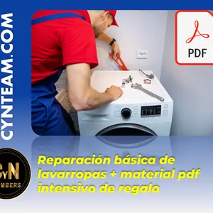 Imagen de portada para Curso online Reparación básica de lavarropas + material pdf intensivo de regalo
