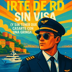 Imagen de portada para Ebook Pa’ Fuera Sin Visa — 10 Formas Reales de Irte de RD (Sin Casarte con una Gringa)