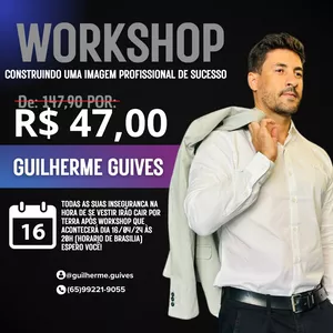 Imagem de capa para o Evento online Workshop Construindo uma Imagem Profissional de Sucesso