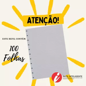 Imagem de capa para o Curso online Refil Caderno Inteligente com 100 folhas Tamanho Grande 11 furos