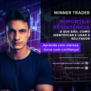 Imagem de capa para o Ebook Suporte e Resistência - O Que São, Como Identificar e Usar a Seu Favor | Winner Trader