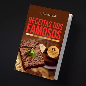 Imagem de capa para o Ebook Livro Digital - Receita dos Famosos