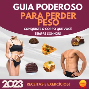 Imagem de capa para o Ebook Guia poderoso para perder peso 2024 + bônus!
