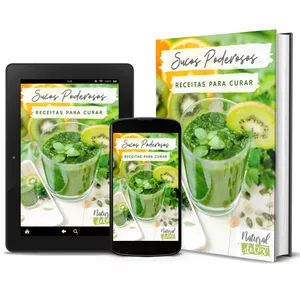 Imagem de capa para o Ebook Sucos Poderosos - Receitas para Curar