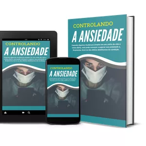 Imagem de capa para o Ebook Controlando a Ansiedade Livro Digital