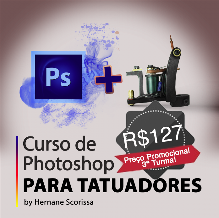 Imagem do curso Photoshop para Tatuadores - Hernane L. Scorissa