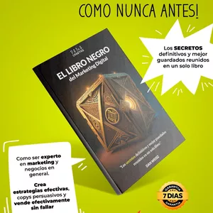 Imagen de portada para Ebook El Libro Negro del Marketing Digital - Los secretos nunca antes contados para impulsar tu negocio.