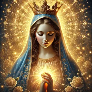 Imagem de capa para o Ebook Devocional 365 Dias com Maria