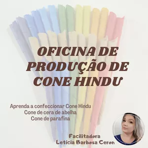 Imagem de capa para o Curso online Oficina de Produção de  Cone Hindu