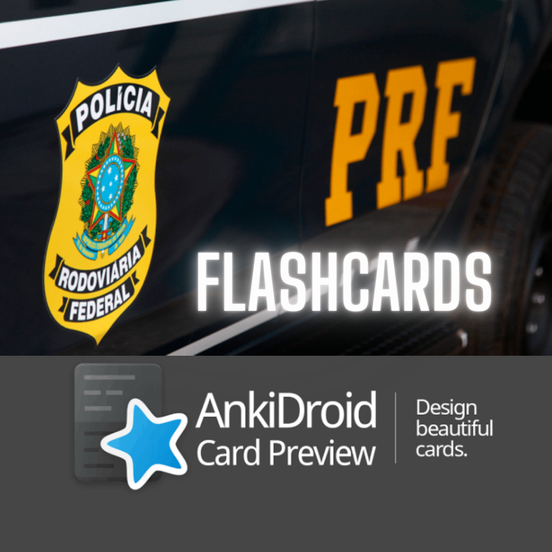 Imagem do curso FLASHCARDS PRF 2021 (anki)