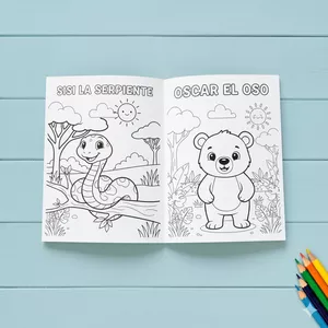 Imagen de portada para Ebook Libro de colorear: Animales del bosque para niños