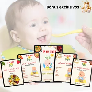Curso Receitas para bebês - de 6 a 12 meses