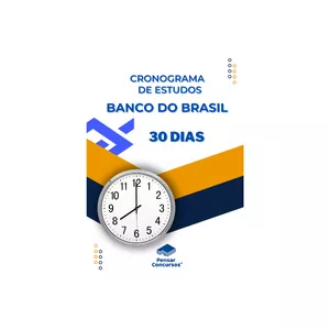 Imagem de capa para o Curso online Cronograma de Estudos Banco do Brasil 