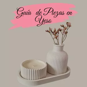 Imagen de portada para Ebook Guía de Piezas en Yeso  - Descubre el Arte de Crear con Gesso