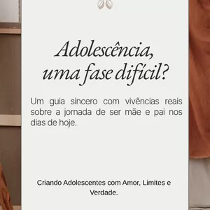 Imagem de capa para o Ebook Adolescência, uma fase difícil?