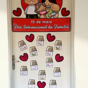 Imagem de capa para o Ebook Decoração de Porta – Dia da Família
