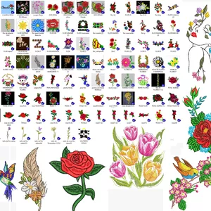 Imagen de portada para Ebook 122 PACK UNIDADES  PONCHADO DE ROSAS FLORES COLIBRIS FORMATO EMB LISTO PARA BORDADO embroideryFACIL DE DESCARGAR 