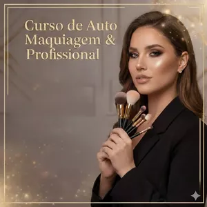 Imagem do curso CURSO DE AUTO MAQUIAGEM & MAQUIAGEM PROFISSIONAL 