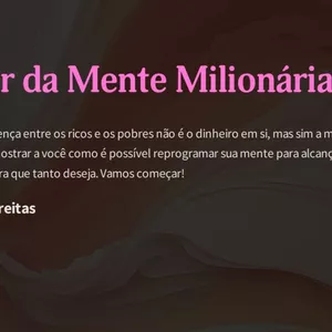 Imagem de capa para o Ebook O PODER DA MENTE MILIONÁRIA