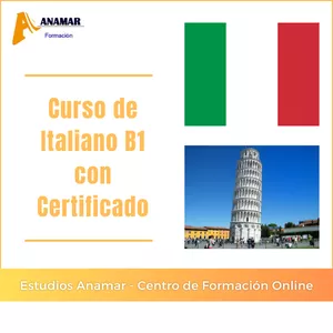 Imagen de portada para Curso online Curso de Italiano B1 con Certificado