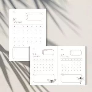 Imagem de capa para o Ebook Calendário 2023 - Insetos