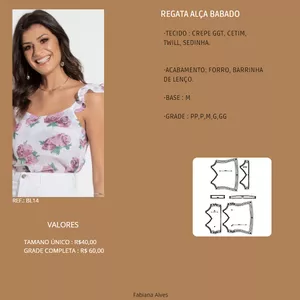 Imagem de capa para o Ebook REGATA ALÇA BABADO