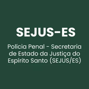 Imagem de capa para o Curso online Polícia Penal - SEJUS/ES