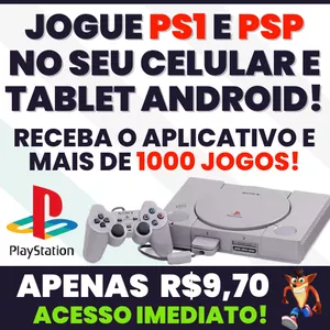PS1 E PSP PARA ANDROID - RC Marketing Digital