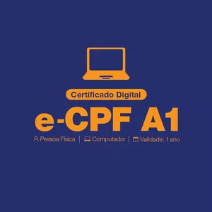 Imagem de capa para o Curso online Certificado Digital A1 CPF