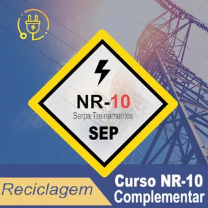 Imagem de capa para o Curso online Reciclagem Curso de NR10 Complementar (SEP) Online