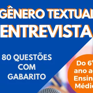 Imagem de capa para o Ebook GÊNERO TEXTUAL ENTREVISTA