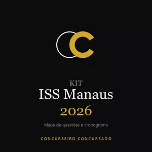 Imagem do curso Kit ISS Manaus 2026 — Mapa de Questões e Cronograma