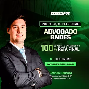Imagem de capa para o Curso online PREPARAÇÃO PRÉ EDITAL ADVOGADO BNDES