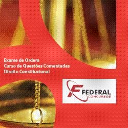 Imagem do curso Curso Questões Comentadas - Direito Constitucional - OAB