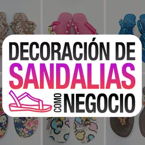 Imagem principal do produto Decoración de Sandalias como Negocio