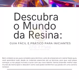 Imagem de capa para o Curso online DESCUBRA O MUNDO DA RESINA - para iniciantes 