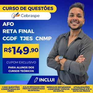 Imagem de capa para o Curso online RETA FINAL CEBRASPE 2023 