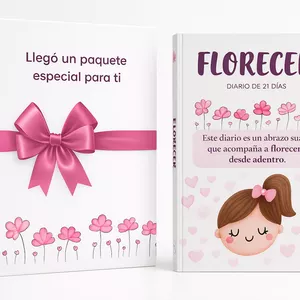 Imagen de portada para Ebook FLORECER DIARIO DE 21 DÍAS PARA NIÑAS