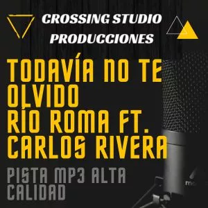 Imagen de portada para Curso online TODAVÍA NO TE OLVIDO - RÍO ROMA FT. CARLOS RIVERA / PISTA MP3 PARA CANTANTES - CROSSING STUDIO
