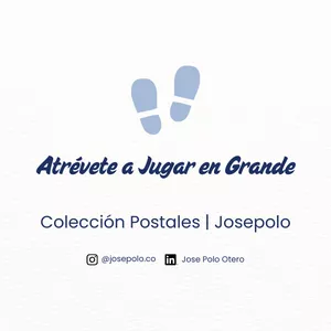 Imagen de portada para Ebook Atrévete a Jugar en Grande | Colección de Postales | Josepolo