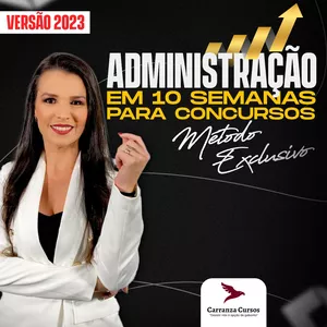 Imagem de capa para o Curso online Administração em 10 Semanas para Concursos - Versão 2023