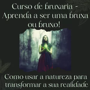 Imagem de capa para o Ebook Curso de bruxaria - Aprenda a ser uma bruxa ou bruxo.