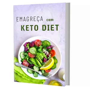 Imagem de capa para o Ebook Emagreça com Keto Diet