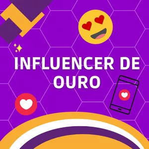 Imagem de capa para o Ebook Influencer de Ouro