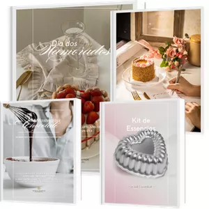 Imagem de capa para o Ebook Coleção ComAmor — Sobremesas Românticas ( TRADICIONAIS + SAUDÁVEIS)